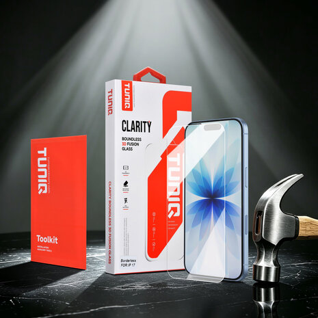 TUNIQ TUNIQ iPhone 17 Protecteur D'écran - Box of 10 Borderless HD - Transparent TUNIQ TUNIQ iPhone 17 Protecteur D'écran - Box of 10 Borderless HD - Transparent