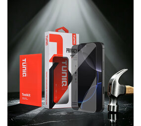 TUNIQ TUNIQ iPhone 16 Pro Max Screen Protector - Box of 10 Borderless Privacy glass - Transparent