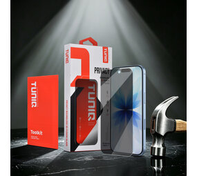 TUNIQ TUNIQ iPhone 17 Display Schutzglas - Box of 10 Borderless Privacy glass - Transparent