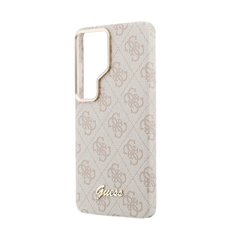 Guess Guess Galaxy S26 Ultra Back cover coque - PU 4G Script Metal Logo Magsafe - Rose Guess Guess Galaxy S26 Ultra Back cover coque - PU 4G Script Metal Logo Magsafe - Rose