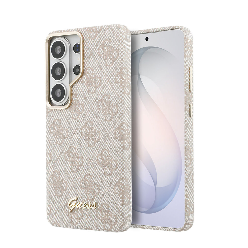 Guess Guess Galaxy S26 Ultra Back cover case - PU 4G Script Metal Logo Magsafe - Pink