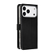 TUNIQ TUNIQ iPhone 18 Pro Max Back cover case - PU+TPU Booktype Case - Black TUNIQ TUNIQ iPhone 18 Pro Max Back cover case - PU+TPU Booktype Case - Black