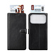 TUNIQ TUNIQ iPhone 18 Pro Max Back cover coque - PU+TPU Booktype Case - Noir TUNIQ TUNIQ iPhone 18 Pro Max Back cover coque - PU+TPU Booktype Case - Noir