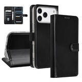 TUNIQ TUNIQ iPhone 18 Pro Max Back-Cover hul - PU+TPU Booktype Case - Schwarz TUNIQ TUNIQ iPhone 18 Pro Max Back-Cover hul - PU+TPU Booktype Case - Schwarz