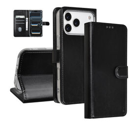 TUNIQ TUNIQ iPhone 18 Pro Max Backcover hoesje - PU+TPU Booktype Case - Zwart TUNIQ TUNIQ iPhone 18 Pro Max Backcover hoesje - PU+TPU Booktype Case - Zwart