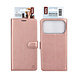 TUNIQ TUNIQ iPhone 18 Pro Max Back cover case - PU+TPU Booktype Case - Rose Gold TUNIQ TUNIQ iPhone 18 Pro Max Back cover case - PU+TPU Booktype Case - Rose Gold