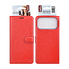 TUNIQ TUNIQ iPhone 18 Pro Max Back cover case - PU+TPU Booktype Case - Red TUNIQ TUNIQ iPhone 18 Pro Max Back cover case - PU+TPU Booktype Case - Red