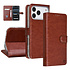 TUNIQ iPhone 18 Pro Max Back-Cover hul - PU+TPU Booktype Case - Braun TUNIQ iPhone 18 Pro Max Back-Cover hul - PU+TPU Booktype Case - Braun