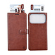 TUNIQ TUNIQ iPhone 18 Pro Max Backcover hoesje - PU+TPU Booktype Case - Bruin TUNIQ TUNIQ iPhone 18 Pro Max Backcover hoesje - PU+TPU Booktype Case - Bruin