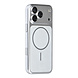 TUNIQ TUNIQ iPhone 18 Pro Max Back cover coque - Magsafe With fiber pattern PC - Argent TUNIQ TUNIQ iPhone 18 Pro Max Back cover coque - Magsafe With fiber pattern PC - Argent