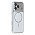 TUNIQ iPhone 18 Pro Max Backcover hoesje - Magsafe With fiber pattern PC - Zilver TUNIQ iPhone 18 Pro Max Backcover hoesje - Magsafe With fiber pattern PC - Zilver