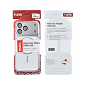 TUNIQ TUNIQ iPhone 18 Pro Max/iPhone 17 Pro Max Coque - MagSafe - PC à motif de fibres - Argent