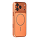 TUNIQ TUNIQ iPhone 18 Pro Max Backcover hoesje - Magsafe With fiber pattern PC - Oranje TUNIQ TUNIQ iPhone 18 Pro Max Backcover hoesje - Magsafe With fiber pattern PC - Oranje