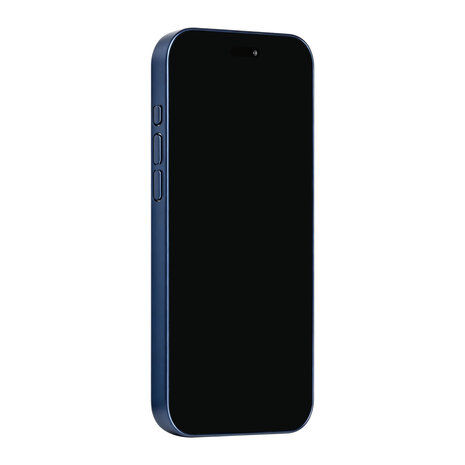 TUNIQ TUNIQ iPhone 18 Pro Max Back cover coque - Magsafe With fiber pattern PC - Bleu