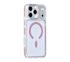 TUNIQ TUNIQ iPhone 18 Pro Max Back-Cover hul - Diamond MagSafe TPU+PC - Rosa