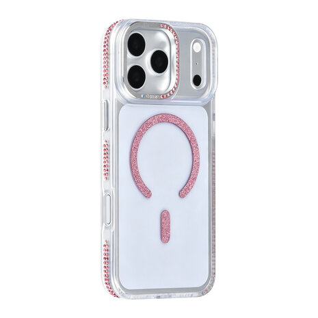 TUNIQ TUNIQ iPhone 18 Pro Max Back-Cover hul - Diamond MagSafe TPU+PC - Rosa TUNIQ TUNIQ iPhone 18 Pro Max Back-Cover hul - Diamond MagSafe TPU+PC - Rosa