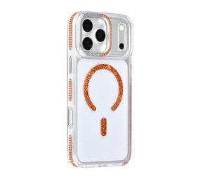 TUNIQ TUNIQ iPhone 18 Pro Max Back cover coque - Diamond MagSafe TPU+PC - Orange