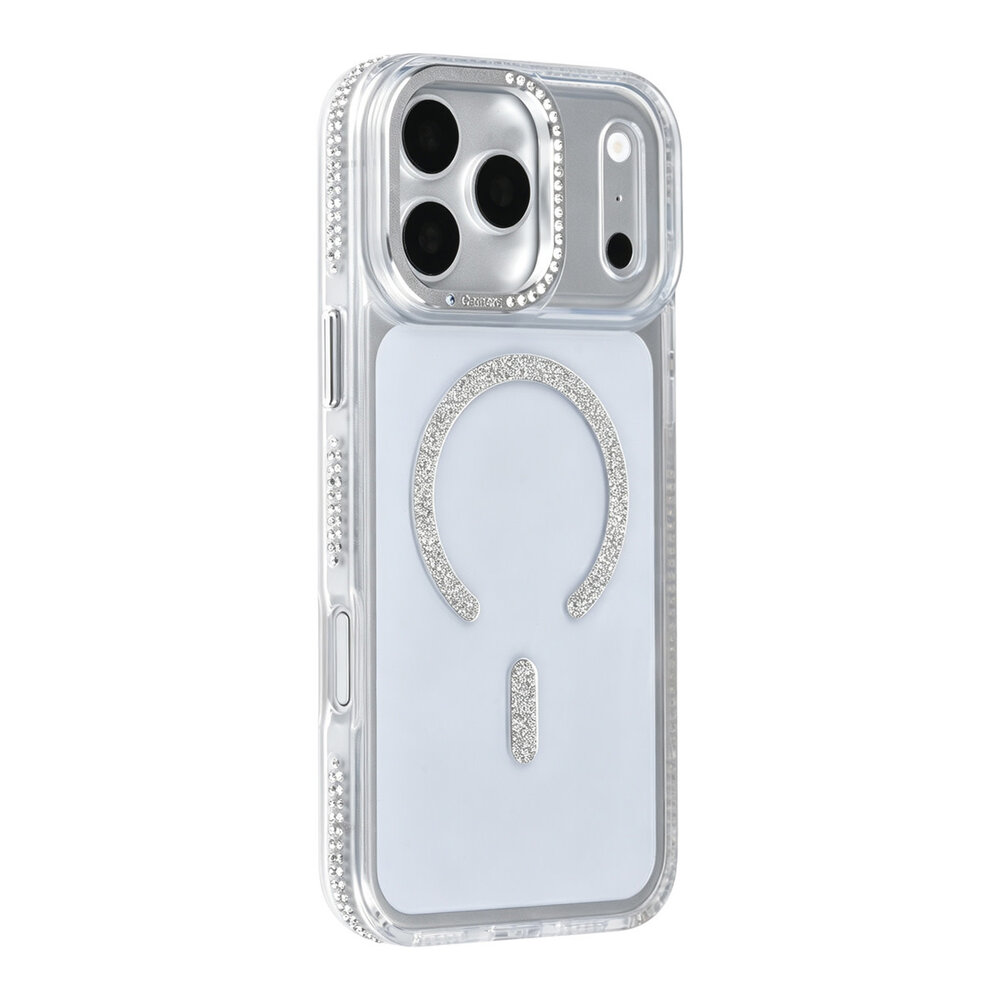 TUNIQ TUNIQ iPhone 18 Pro Max Back cover case - Diamond MagSafe TPU+PC - Grey
