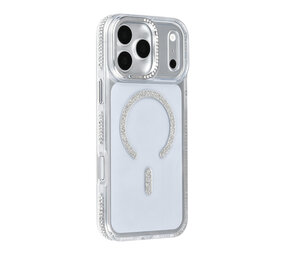 TUNIQ TUNIQ iPhone 18 Pro Max Back cover coque - Diamond MagSafe TPU+PC - Gris TUNIQ TUNIQ iPhone 18 Pro Max Back cover coque - Diamond MagSafe TPU+PC - Gris