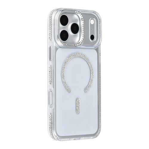 TUNIQ TUNIQ iPhone 18 Pro Max/iPhone 17 Pro Max Coque - Diamond - MagSafe - TPU+PC - Gris