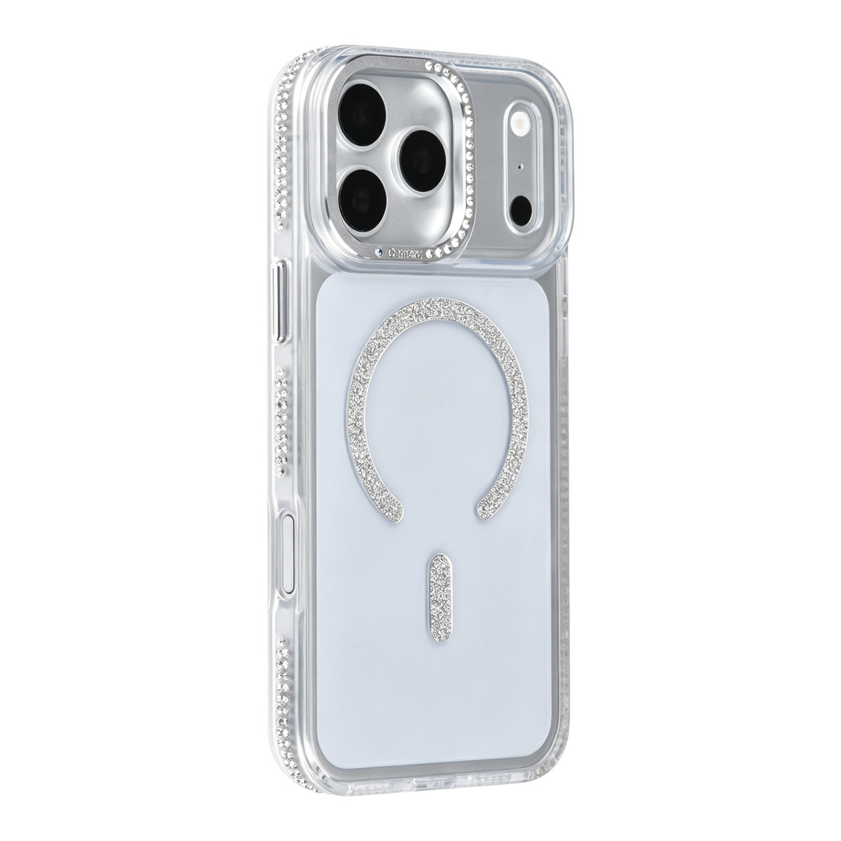 TUNIQ TUNIQ iPhone 18 Pro Max Backcover hoesje - Diamond MagSafe TPU+PC - Grijs