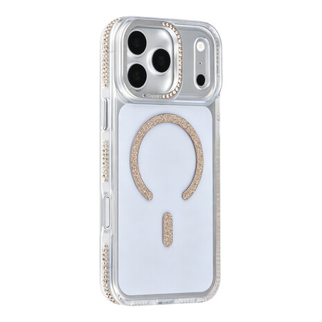 TUNIQ TUNIQ iPhone 18 Pro Max Back cover coque - Diamond MagSafe TPU+PC - Or