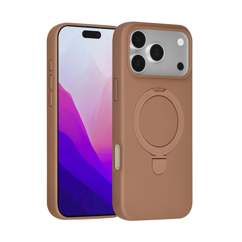 TUNIQ iPhone 18 Pro Max Backcover hoesje - Back cover case TPU - Bruin TUNIQ iPhone 18 Pro Max Backcover hoesje - Back cover case TPU - Bruin
