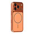 TUNIQ TUNIQ iPhone 18 Pro/iPhone 17 Pro Handyhülle MagSafe PC Fasermuster - Orange