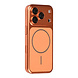 TUNIQ TUNIQ iPhone 18 Pro Back-Cover hul - Magsafe With fiber pattern PC - Orange
