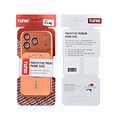 TUNIQ TUNIQ iPhone 18 Pro/iPhone 17 Pro Handyhülle MagSafe PC Fasermuster - Orange