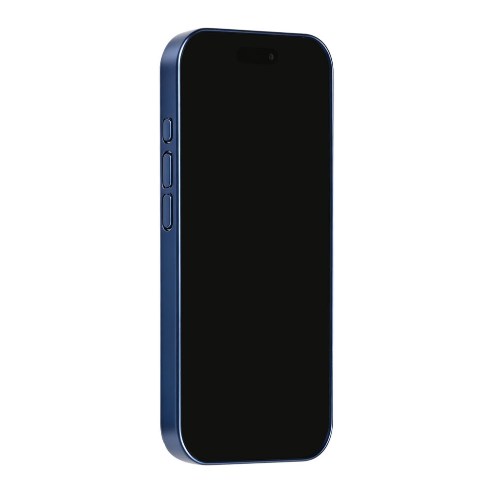 TUNIQ TUNIQ iPhone 18 Pro Back cover coque - Magsafe With fiber pattern PC - Bleu