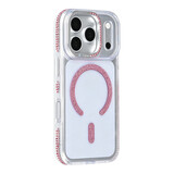 TUNIQ TUNIQ iPhone 18 Pro Back cover case - Diamond MagSafe TPU+PC - Pink TUNIQ TUNIQ iPhone 18 Pro Back cover case - Diamond MagSafe TPU+PC - Pink