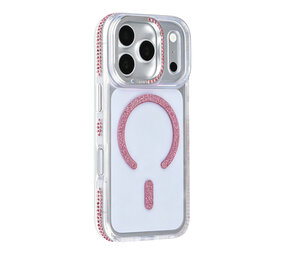 TUNIQ TUNIQ iPhone 18 Pro Back-Cover hul - Diamond MagSafe TPU+PC - Rosa
