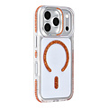 TUNIQ TUNIQ iPhone 18 Pro/iPhone 17 Pro Coque - Diamond - MagSafe - TPU+PC - Orange