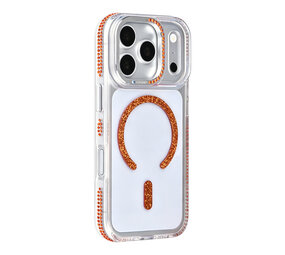 TUNIQ TUNIQ iPhone 18 Pro Back-Cover hul - Diamond MagSafe TPU+PC - Orange