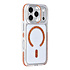 TUNIQ iPhone 18 Pro Back cover coque - Diamond MagSafe TPU+PC - Orange TUNIQ iPhone 18 Pro Back cover coque - Diamond MagSafe TPU+PC - Orange