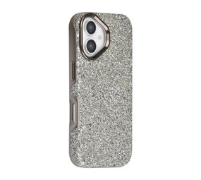 TUNIQ TUNIQ iPhone 18 Back cover case - Glitter Magsafe TPU+PC - Silver TUNIQ TUNIQ iPhone 18 Back cover case - Glitter Magsafe TPU+PC - Silver