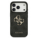 Guess Guess iPhone 18 Pro Back cover case - HC 4G PU Big Logo - Black Guess Guess iPhone 18 Pro Back cover case - HC 4G PU Big Logo - Black