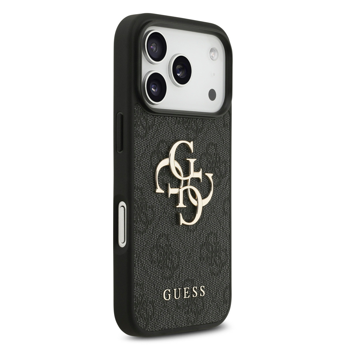 Guess Guess iPhone 18 Pro Backcover hoesje - HC 4G PU Big Logo - Zwart, foto 4 van 6