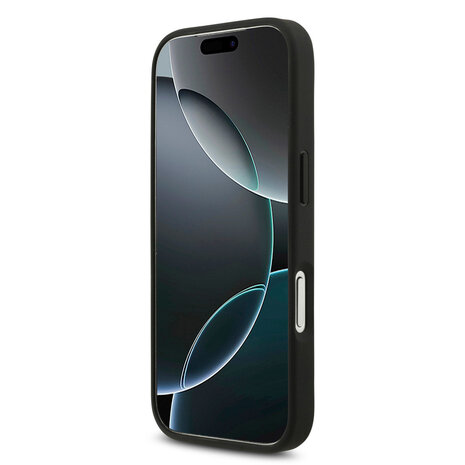 Guess Guess iPhone 18 Pro Back cover case - HC 4G PU Big Logo - Black Guess Guess iPhone 18 Pro Back cover case - HC 4G PU Big Logo - Black