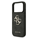 Guess Guess iPhone 18 Pro Back cover case - HC 4G PU Big Logo - Black Guess Guess iPhone 18 Pro Back cover case - HC 4G PU Big Logo - Black