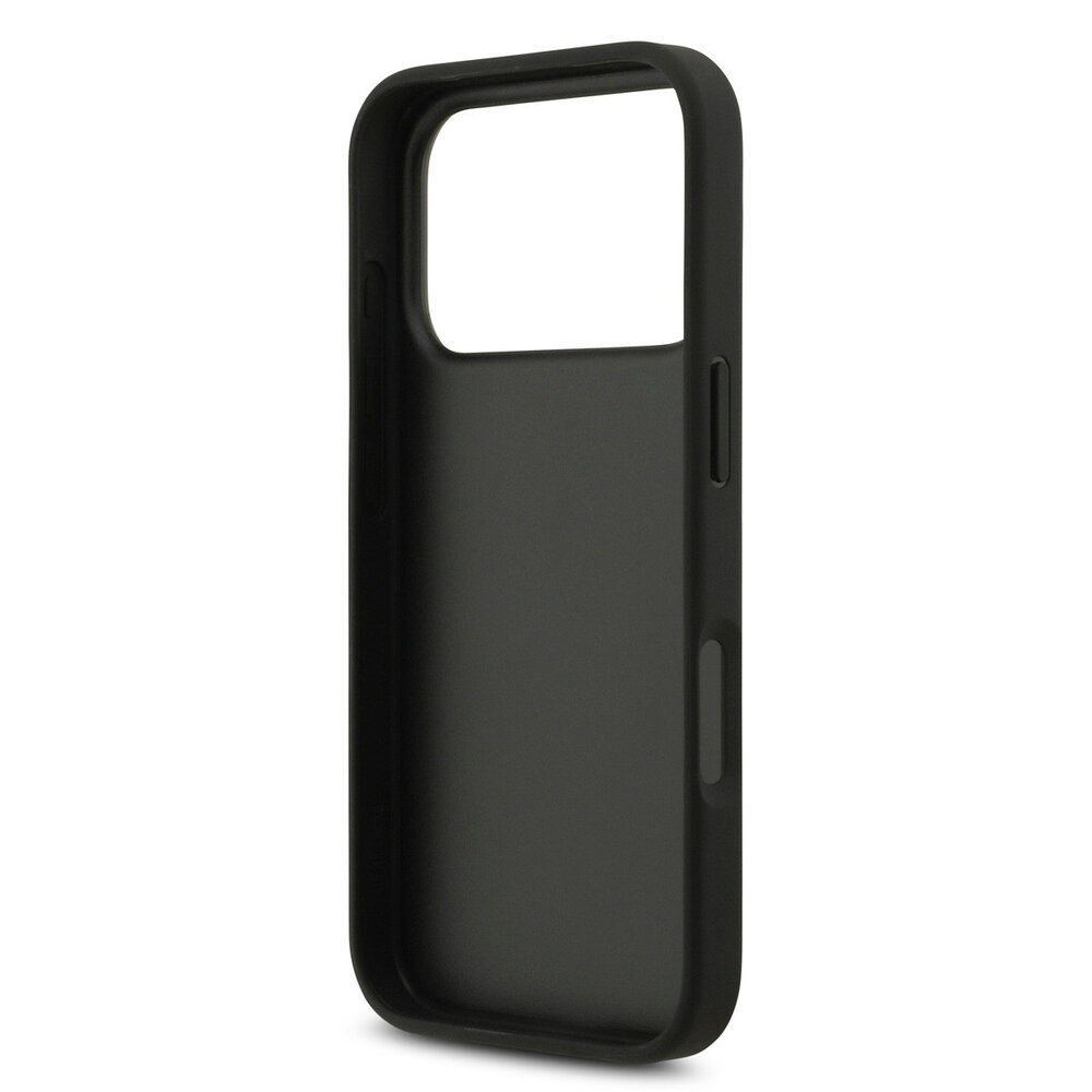 Guess Guess iPhone 18 Pro Back cover case - HC 4G PU Big Logo - Black Guess Guess iPhone 18 Pro Back cover case - HC 4G PU Big Logo - Black