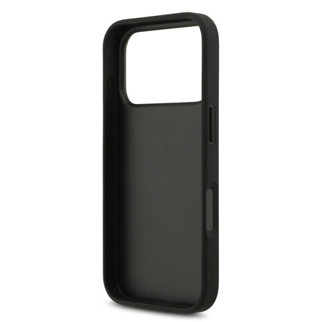 Guess Guess iPhone 18 Pro Back cover case - HC 4G PU Big Logo - Black Guess Guess iPhone 18 Pro Back cover case - HC 4G PU Big Logo - Black