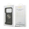 Guess Guess iPhone 18 Pro/iPhone 17 Pro Hartschalenhülle PU 4G Großes Logo - Schwarz