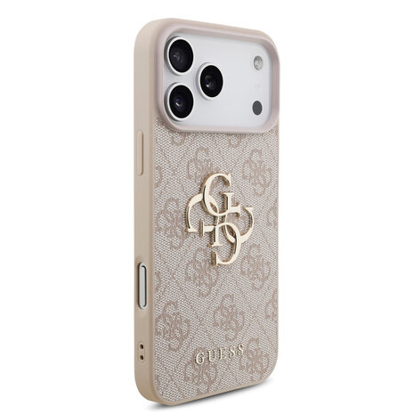 Guess Guess iPhone 18 Pro Max Back cover case - HC 4G PU Big Logo - Pink Guess Guess iPhone 18 Pro Max Back cover case - HC 4G PU Big Logo - Pink