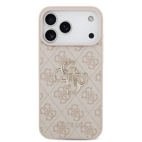 Guess Guess iPhone 18 Pro Max Back cover case - HC 4G PU Big Logo - Pink Guess Guess iPhone 18 Pro Max Back cover case - HC 4G PU Big Logo - Pink