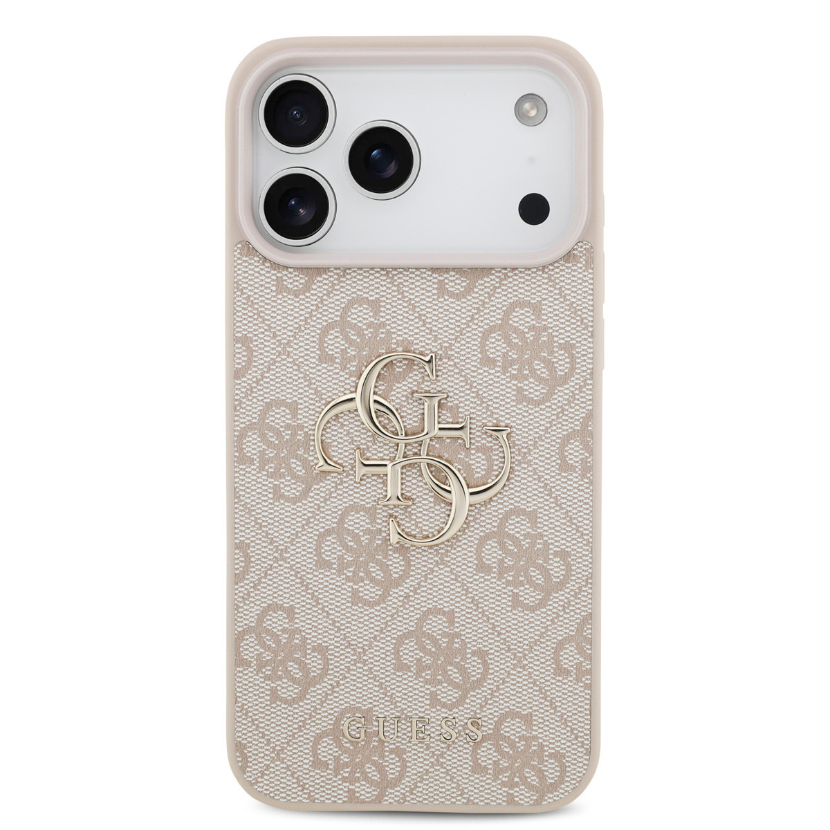 Guess Guess iPhone 18 Pro Max Backcover hoesje - HC 4G PU Big Logo - Roze, foto 3 van 6