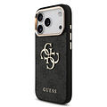 Guess Guess iPhone 18 Pro/iPhone 17 Pro Hartschalenhülle PU 4G Großes klassisches 4G-Logo GD - Schwarz