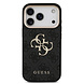 Guess Guess iPhone 18 Pro Back cover coque - HC 4G PU With Big 4G Classic Logo GD - Noir Guess Guess iPhone 18 Pro Back cover coque - HC 4G PU With Big 4G Classic Logo GD - Noir