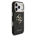 Guess Guess iPhone 18 Pro/iPhone 17 Pro Hartschalenhülle PU 4G Großes klassisches 4G-Logo GD - Schwarz